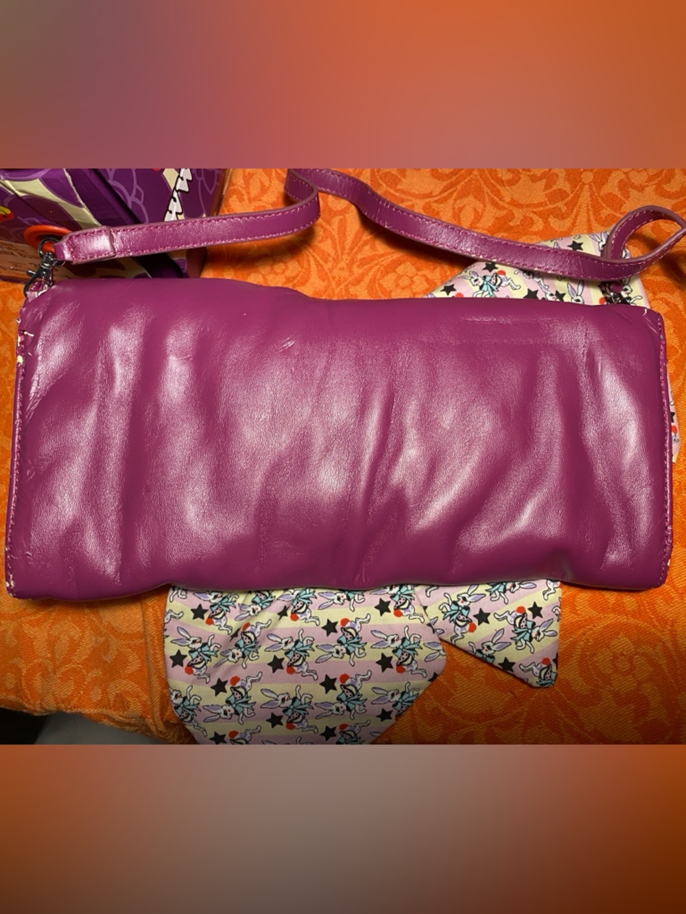 RESERVED 2010,”Iced Gem Abigail Bunny” hot pink bootie,box,free bag,8 - Picture 15 of 15